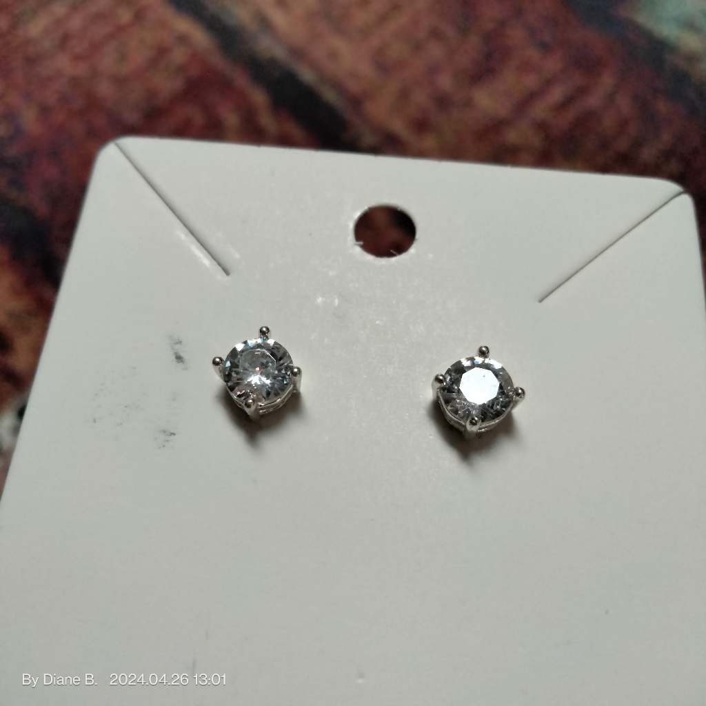 Silver Cz Studs